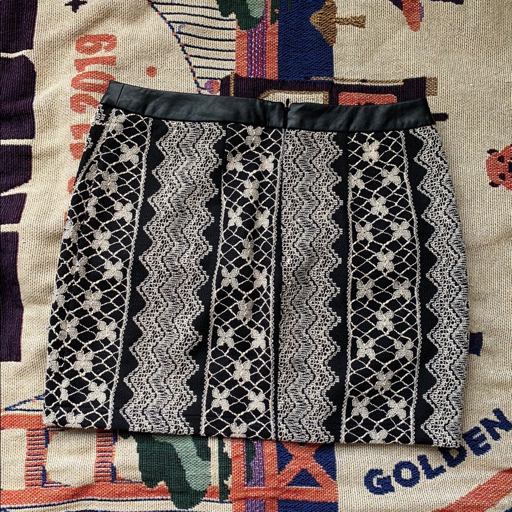 Woven Patterned Skirt